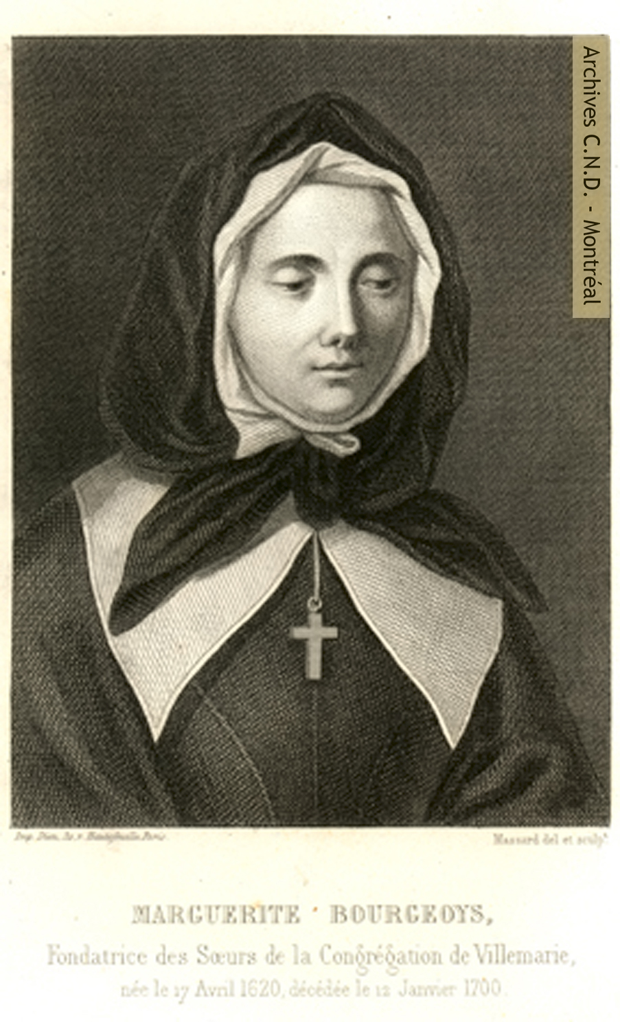 Marguerite Bourgeoys une champenoise pionnière du Nouveau monde