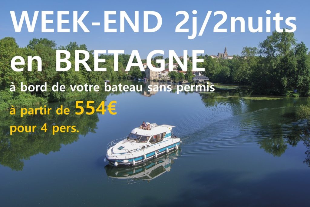 Racines Voyages : Week-end 2 jours / 2 nuits à bord de votre bateau fluvial sans permis