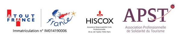 Logo - Atout France - Hiscox - Apst